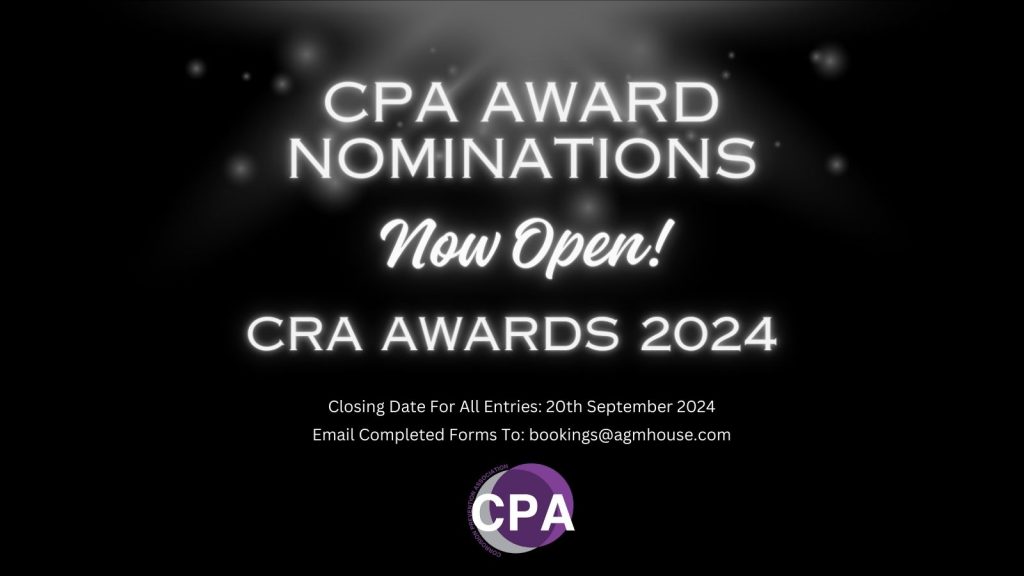 CRA Awards 2024 - CPA Nominations Now Open